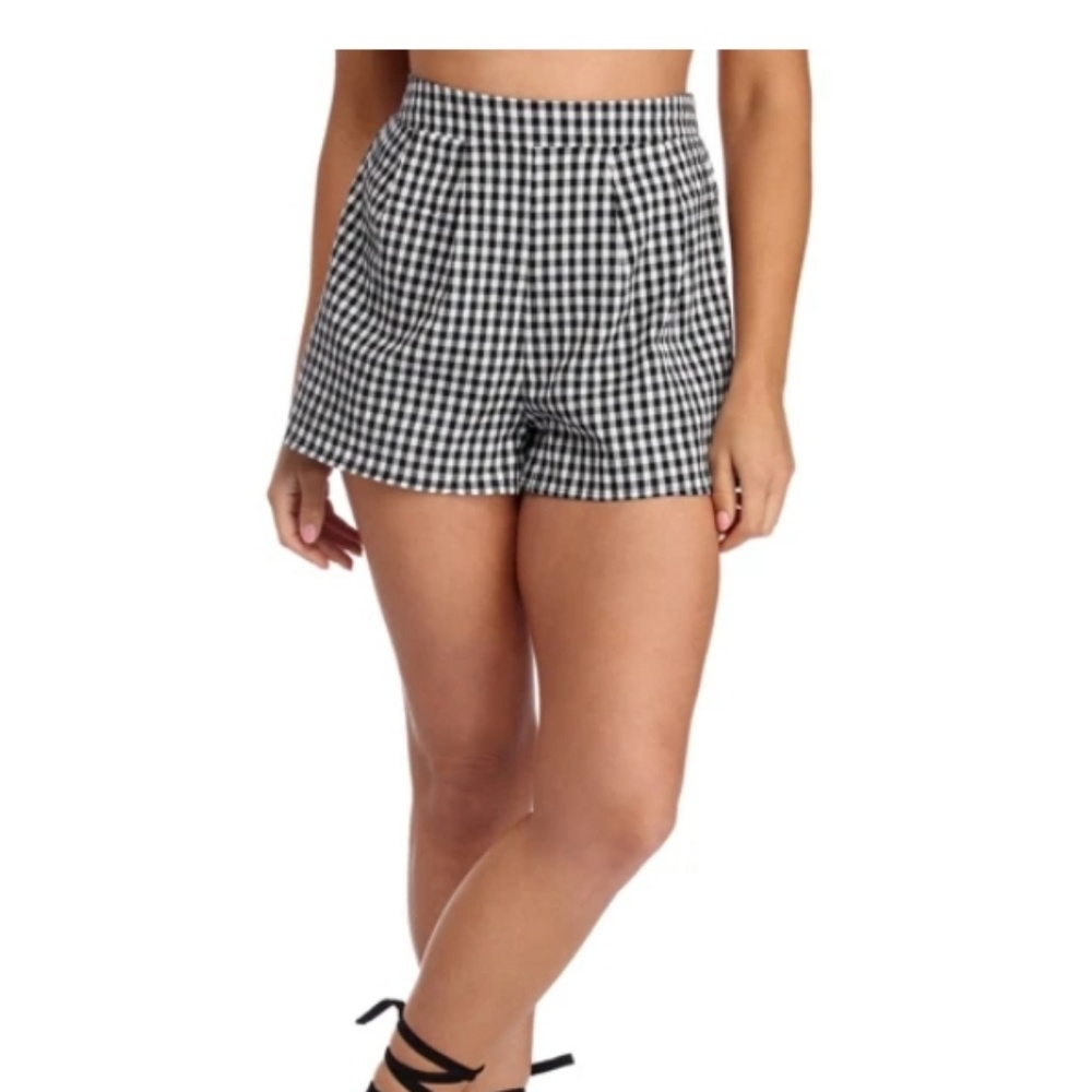 Gingham shorts